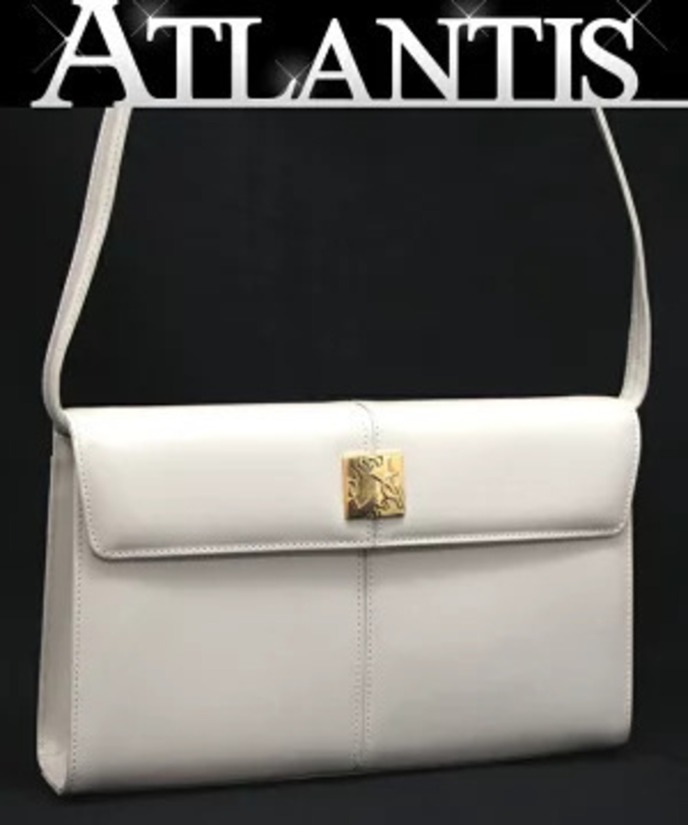 Saint Laurent Yves shoulder bag leather white